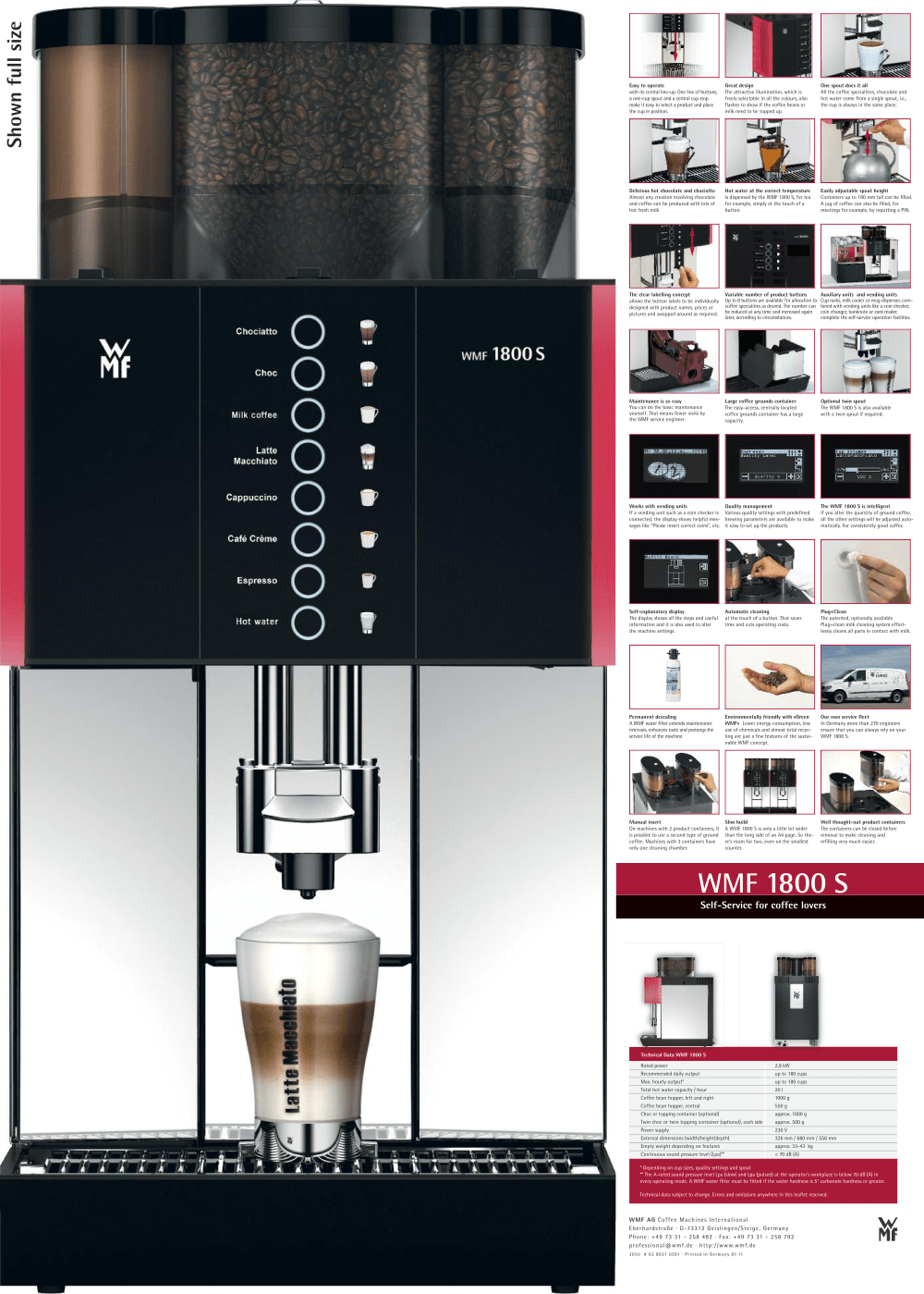 Máy pha café tự động WMF 1800