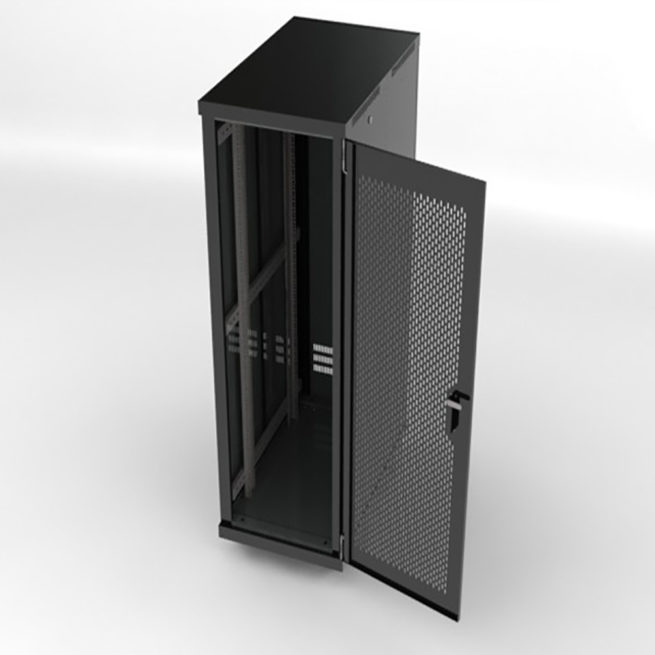 bản vẽ 3D Rack cabinet - 42U